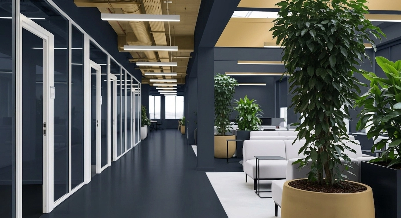 ⎯   Lounge and work area